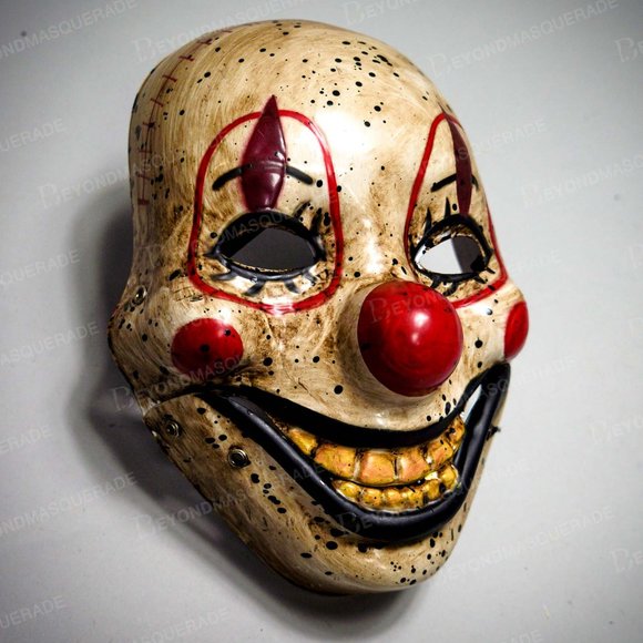 Halloween Scary Horns Devil Full Face Costume Mask - Picture 1 of 3